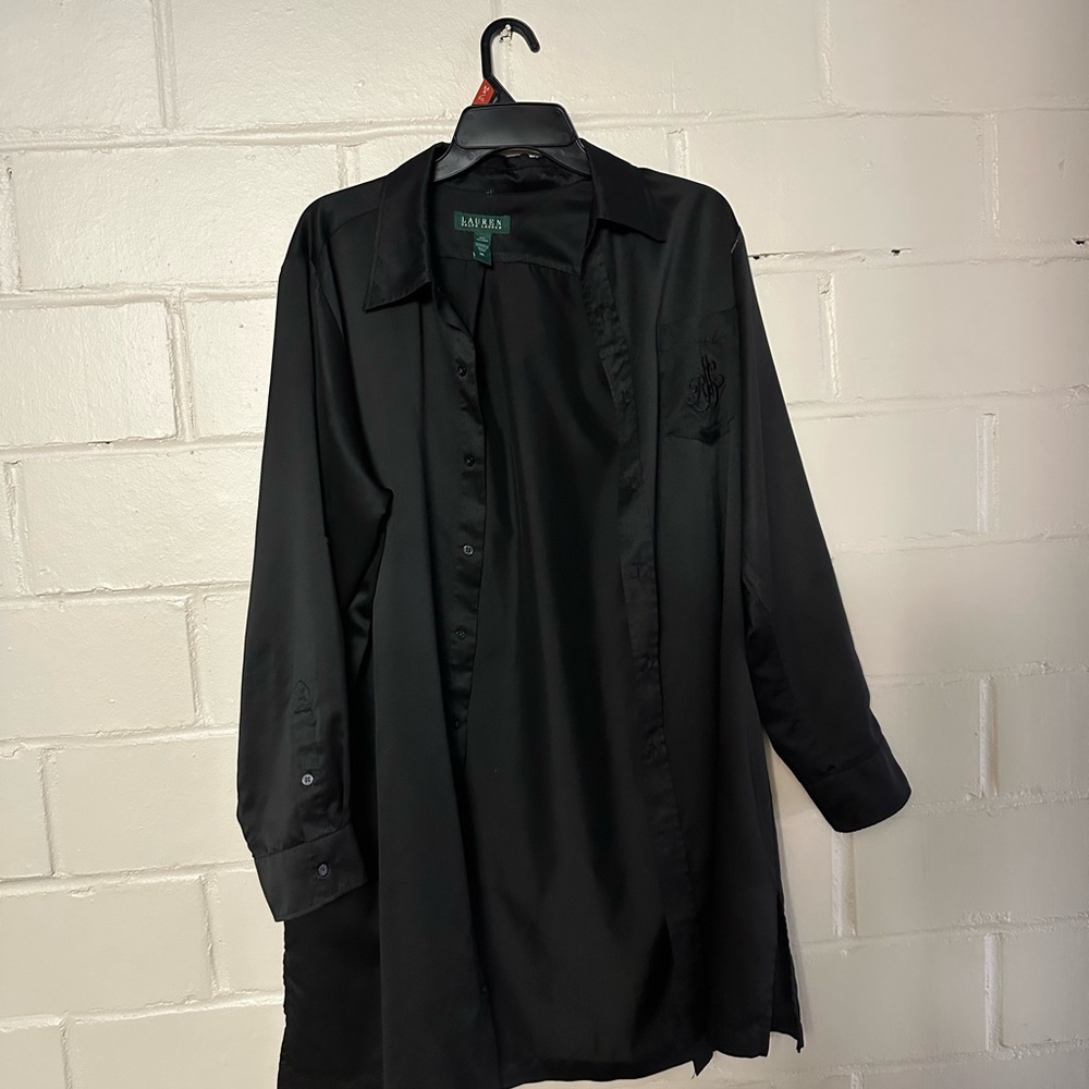 Lauren Ralph Lauren Black Blouse Shirt